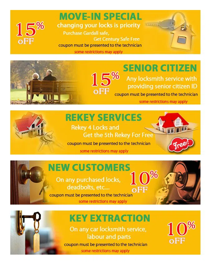 Gold Locksmith Store Saint Paul, MN 651-337-3599 - coupon21-set-five